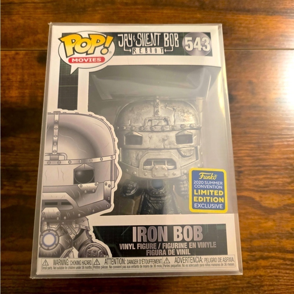 Funko Jay & Silent Bob Reboot 543 Iron Bob 2020 Convention Exclusive Protector